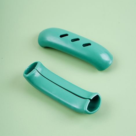 Manchon Isolant Thermique Four - Protection Poignée Casserole - Silicone Haute Température - 7,5 x 2 cm - Lot de 2 (1/5)