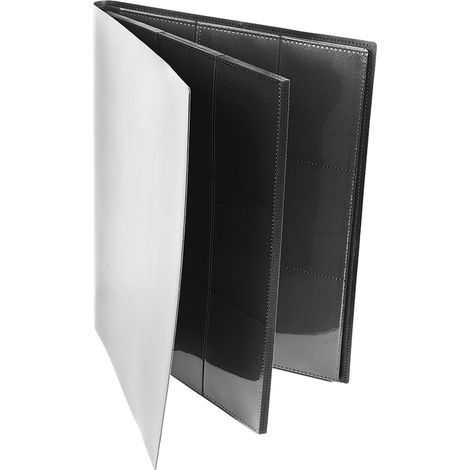 Classeur 360 Pages 9 Pochettes pour Cartes de Jeu Collection Noir