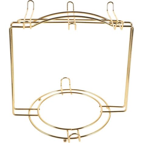 Organisateur de Tasses Assiettes Inoxydable Support de Rangement Vertical pour Tasses Assiettes Élégant pour Cuisine Bureau (1/5)