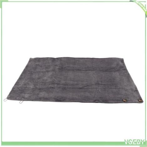 Couverture chauffante électrique - FAFEICY - Châle USB - 3 vitesses de chauffage - Gris - 94 cm (1/5)