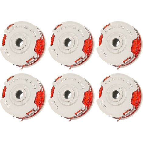 Replacement Spool and Cord for Fly021 Corded Trimmer, Pack of 6, for Flymo (1/2)