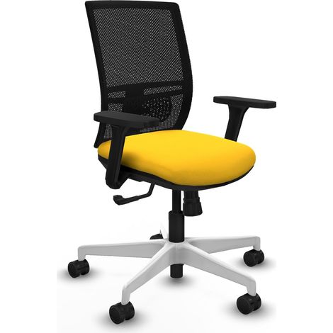 Chaise de bureau piqueras y crespo Yunquera noir mousse épaisse (1/2)