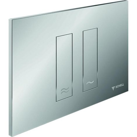 SCHELL WC-Betätigungsplatte TOWER chrom (1/3)