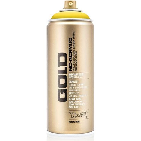 Bombe de peinture - Gold - Acrylique - Citrus - G1020 - 400ml - Montana Cans