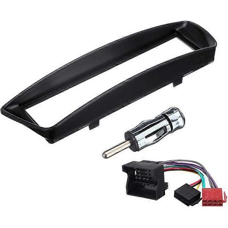 Façade d'autoradio 1 DIN CD DVD, garniture intérieure pour tableau de bord, compatible avec Citroën C1, Toyota Aygo et Peugeot 107 (1/5)