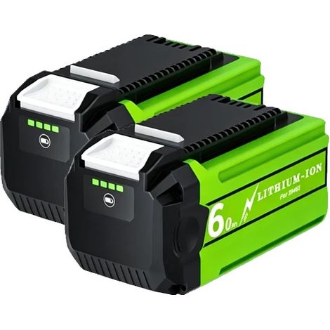 Batteria ricaricabile, tensione 40 V, capacità 6000 mAh, 2 pezzi da 6,0 Ah (1/2)