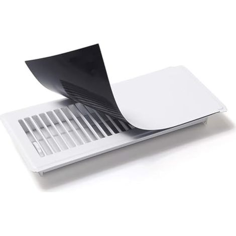 Cache-grille magnétique robuste pour grille d'aération de climatiseur de sol standard ou mural. (1/4)