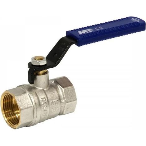 VÃ¡lvula de Esfera con Palanca Azul 1/2" H-H  VÃ¡lvula de Corte para Agua  Llave de Paso Fontaneria (1/5)
