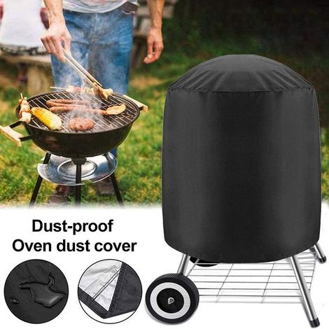 Grillabdeckung – Wasserdichte Polyesterabdeckung für Holzkohlegrills – Für den Außenbereich – 70 x 70 cm oder 76 x 91 cm – 1 Stück (1/5)