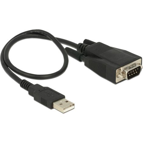 Delock USB 2.0 Adapter [1x USB 2.0 Stecker A - 1x RS232-Stecker] 62958 0.45 m
