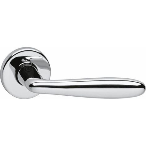 Poignée de porte classique Phobos chrome sur rosace - 0016.020002 (1/3)