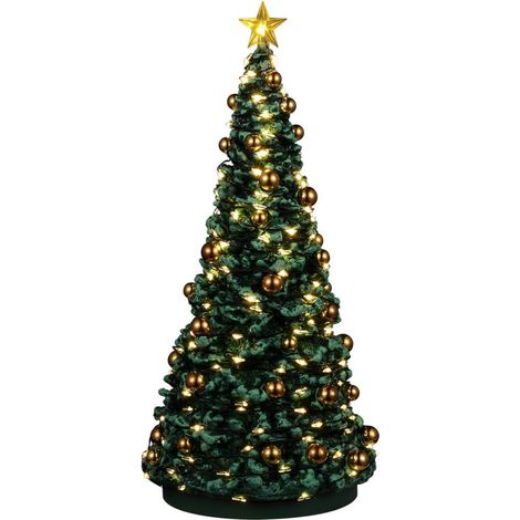 Albero di Natale Jolly, accessorio per villaggio di Natale da 24,5 cm (1/2)