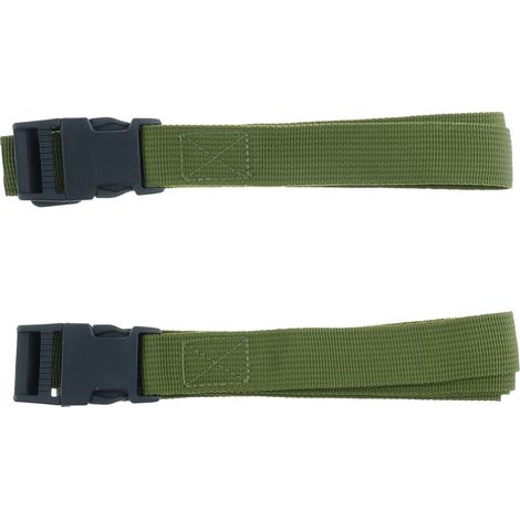 Lot de 2 sangles à bagages, réglables et robustes avec boucle à dégagement rapide pour camping, trekking et valises(Q3 : Nouveaux produits pour le mois d'août) (1/5)