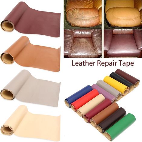 Ruban adhésif de réparation pour cuir de canapé 35 x 137 cm - FX (1/5)