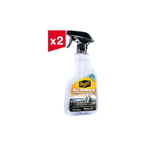 Lot de 2 Meguiar's® Nettoyants Intérieur Multi-Surfaces, bouteille de 16 oz (473 ml)