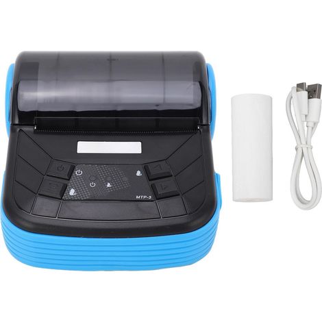 Imprimante thermique Bluetooth Mini Portable sans fil 80mm pour reçu billet facture facture POS. (1/5)