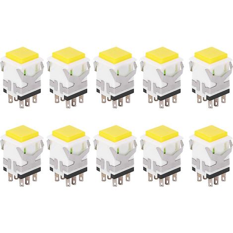 Interrupteur à bouton de réinitialisation à 6 broches. Précis et stable, compatible avec le 220 V. (1/5)