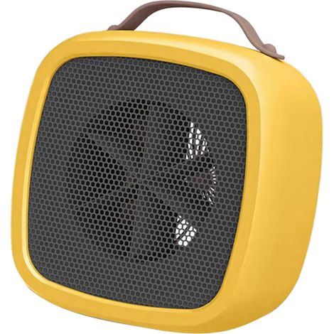 Mini chauffage ventilateur électrique avec poignée, réchauffeur de bureau pour maison et bureau, protection contre surchauffe, prise CN 220V (1/5)