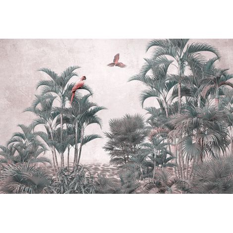Papier peint panoramique - Forêt Tropicale - 130 cm x 87 cm (1/2)