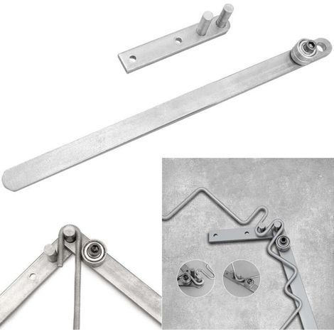 Cintreuse manuelle pour barre plate, tube rond et carré de 1 à 6 mm Outil de cintrage en acier inoxydable avec poignée de 340 mm Cintreuse de tubes d'établi (1/5)