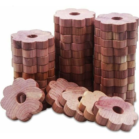 Repelente natural de polillas para textiles, de cedro rojo aromático, no tóxico, para proteger la ropa, ideal para armarios, cajones y ropa infantil. (1/5)