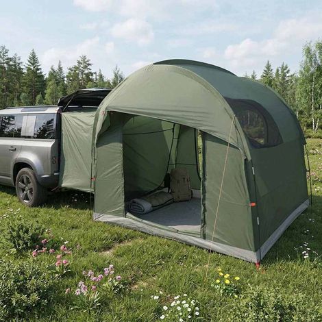 vidaXL Tailgate Tent with Rainfly Water-resistant Army Green (1/5)