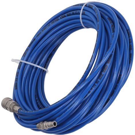 Tuyau pneumatique haute pression pour compresseur d'air, filetage NPT 1/4", diamètre intérieur 5 mm, diamètre extérieur 8 mm, longueur 20 m, bleu (1/5)