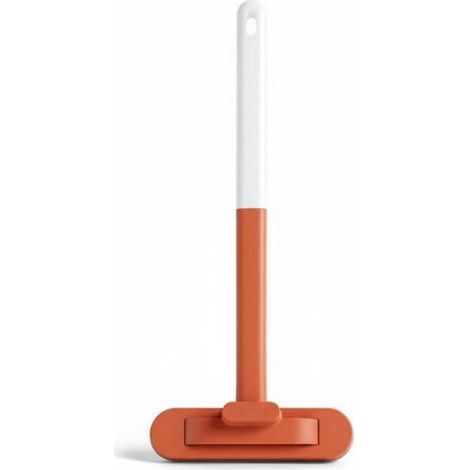 Brosse De Nettoyage - Forme Ovale - 490 mm - Pour Lit Canapé Tapis - Blanc Et Orange - 1 Piece (1/2)