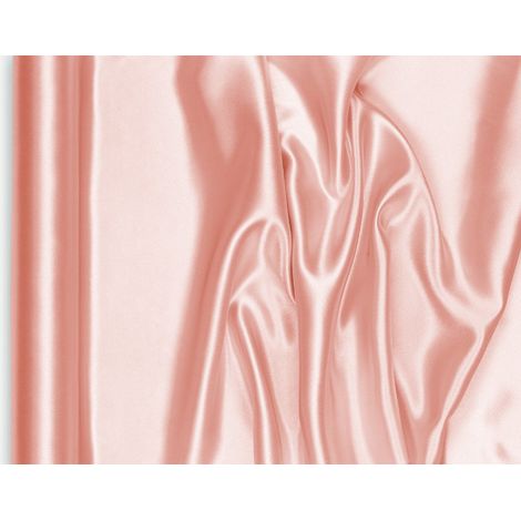 Raso liscio, color pesca, 0,48 x 9 m