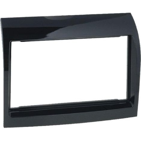 Facade autoradio FA435AD 2Din compatible avec Fiat Ducato 11-15 - Noir brillant