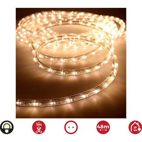 LED-Schlauch EDM 72714 flexiLED 1,4 W x 1 m 48 m White Warm 2-Wege - Marke: EDM Produkt -- EAN: 8425998727142