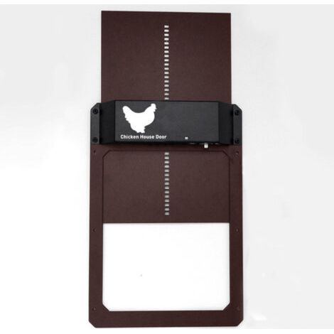 2022new porte de poulailler automatique porte en plastique pleine détection de lumière porte de poulailler porte de poulailler - (1/4)