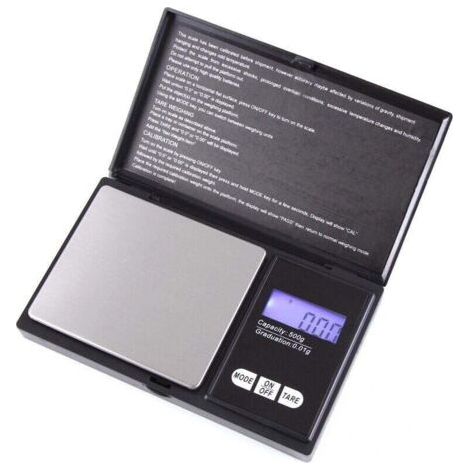 Balance de Précision LCD pour Bijoux et Cuisine avec Fonction Tare Poche Compacte (1/4)