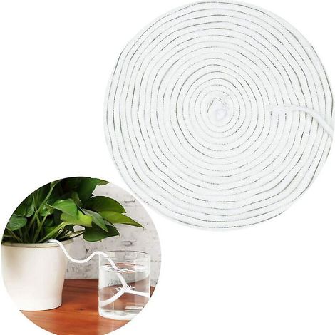 Corde en coton de 40 m pour système d'arrosage automatique des plantes - Dispositif d'arrosage DIY pour les vacances, idéal pour les jardins et les paniers suspendus (1/4)