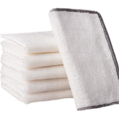 5PCS Chiffons Nettoyage ,Chiffons durables multi surface Maison,25 cm pour Nettoyage Auto, Mobilier, Vaisselle , Cuisine, (1/4)