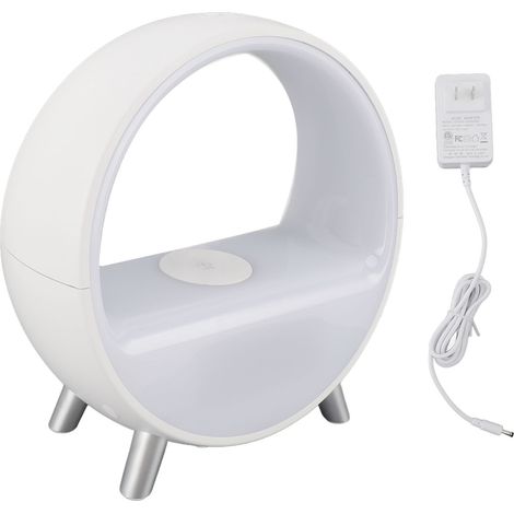 Réveil Lumière Intelligent Horloge, Arcs Lumineux Colorés Ambiance, Enceinte Bluetooth Sans Fil, Machine à Sons Connectée, Prise US 100-240V (1/5)