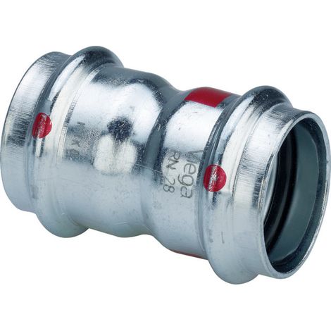 Viega Prestabo Muffe 557997 18 mm, Stahl unlegiert, SC-Contur (1/3)