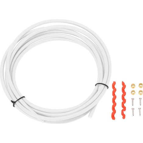 Kit de Flexibles de Frein Bike Tube, Insert de Connexion 2.5m, Nylon Tuyau Hydraulique de Frein à Disque, pour Vélos de Route et VTT (1/5)