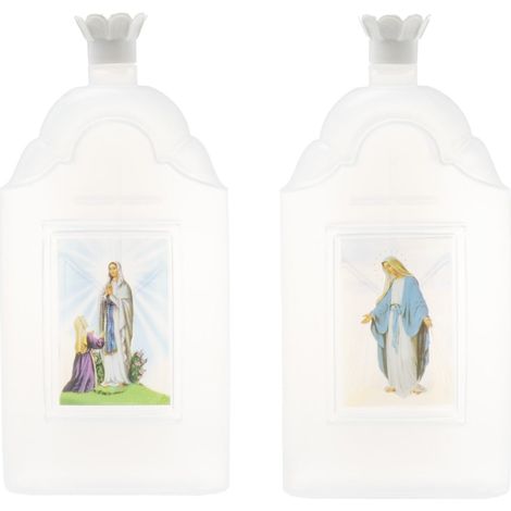 Botella grande de agua bendita de 17 cm