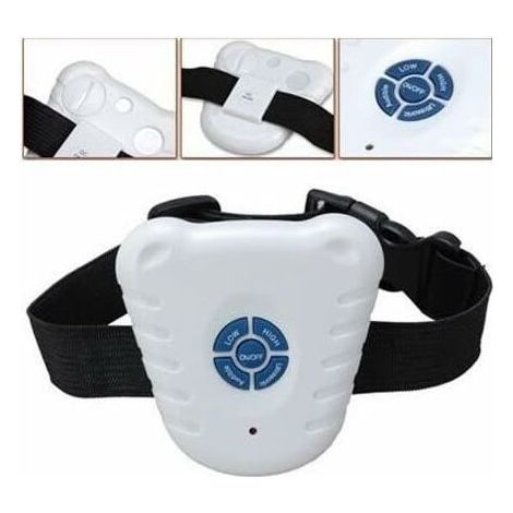 Wasserdichtes Anti-Bell-Hundehalsband mit Ultraschall-Vibration, Einheitsgröße