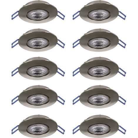 Faretto Incasso Moderno Gedrez Plastiche Grige Trasparente Led 4,9W 5200Lm Ip20 (1/2)