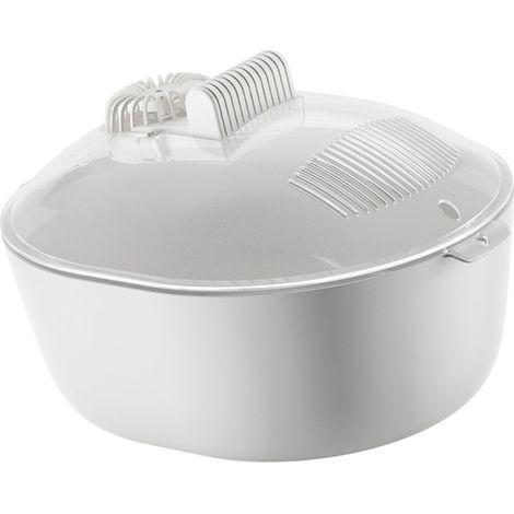 Lot de 2 verrous à bouton-poussoir pour armoire, avec poignée, pour camping-car, bateau, entraxe de 128 mm (chromé) (1/5)