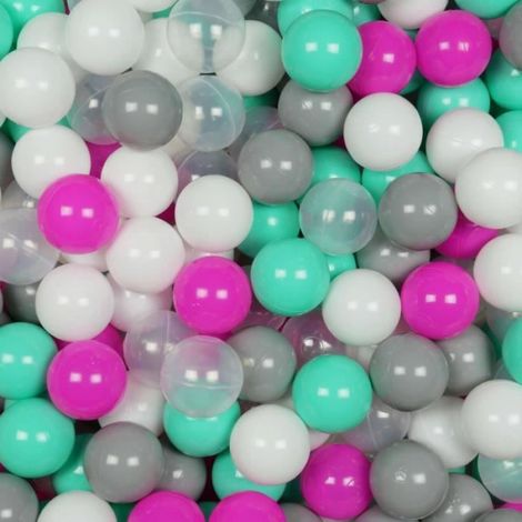 Balles de piscine sèche - Diamètre 7 cm - Non toxique - Pour piscine, trampoline et baignade - 50 pièces (1/3)