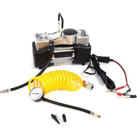 Pompe de compresseur d\air Mini compresseur d\air portatif 150PSI gonfleur de pneu de voiture Kit portatif pompe à pression