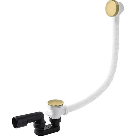 Badewannen-Überlauf mit Klick-Klack-Ablauf 70 CLICK I 70 cm, Gold