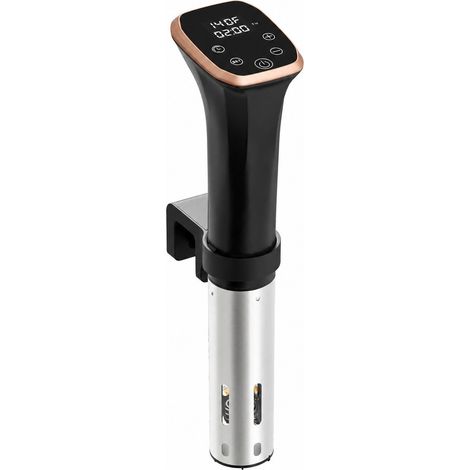 Cuiseur sous vide Wi-Fi, circulateur à immersion de précision 1100 W, étanche IPX7, affichage numérique, contrôle par application, noir (1/5)