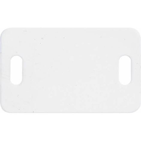 Placa de identificación - para collar de sujeción de nylon con una longitud máxima de 4-8 mm - Color natural 26,4 x 16,2 - Caja de 100 (1/2)