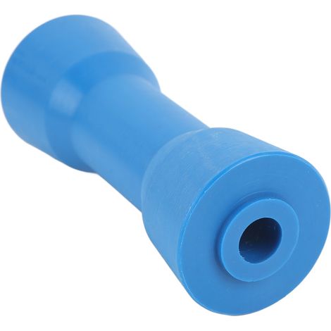 Rouleau de quille PVC bleu marine 160mm auto-centrant pour remorques bateaux (1/5)