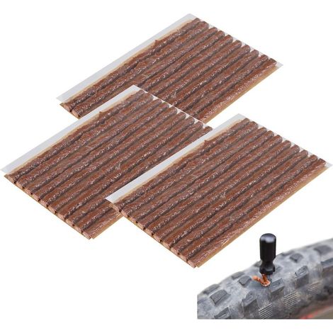 Kit Réparation Pneu Tubeless,Mèche Réparation Pneu,Bandes de Réparation de Pneu,pour Voiture,Camionnette,Moto,30PCS-INHHUB (1/5)