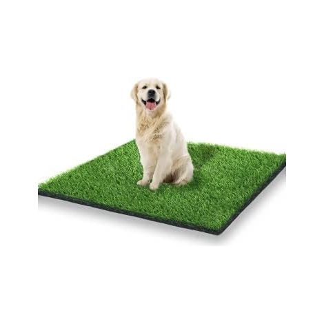 75X110CM Gazon Synthetique Chien- Tapis Herbe Chien-Gazon Synthetique Exterieur-Gazon Artificiel Chien- Fausse Herbe pour Chiens-Peut être Utilisé à l'intérieur ou à l'extérieur